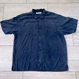 Tommy Bahama silk relaxed button down shirt